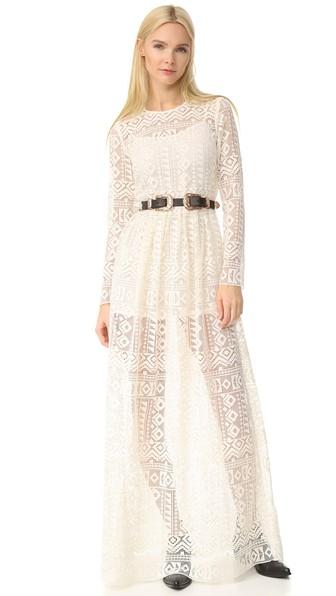 Philosophy Di Lorenzo Serafini Sleeved Long Dress