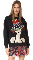 Holly Fulton Embroidered Oversized Sweatshirt