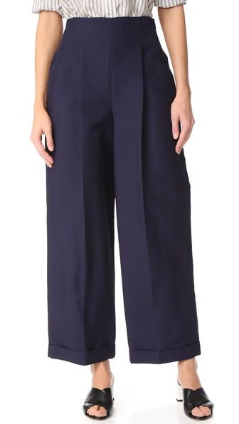 Salvatore Ferragamo High Waisted Pants