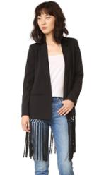 Bb Dakota Aldred Fringe Blazer