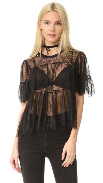 Philosophy Di Lorenzo Serafini Short Sleeve Blouse