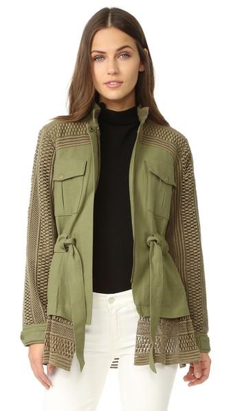 Sea Baja Lace Military Jacket
