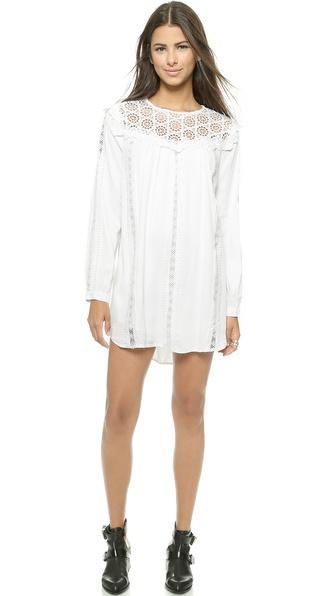 Endless Rose Lace Mini Dress - Off White