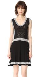 Mcq Alexander Mcqueen Rib Stripe Dress