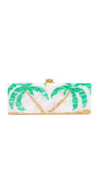 Edie Parker Flavia Palms Clutch