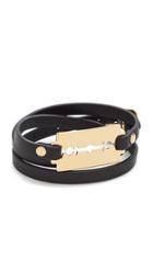 Mcq Alexander Mcqueen Razor Triple Wrap Bracelet