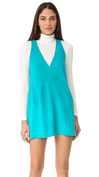 Free People Retro Love Suede Dress