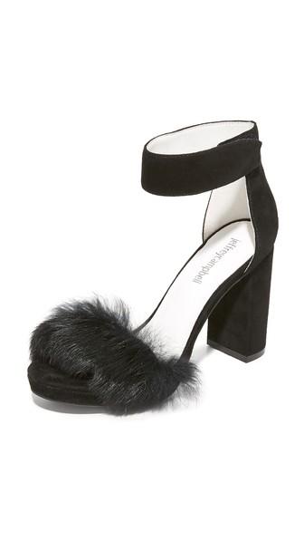 Jeffrey Campbell Lindsay Fur Sandals