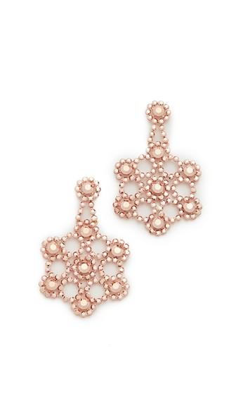 Kate Spade New York Crystal Lace Statement Earrings
