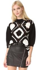 Mcq Alexander Mcqueen Crochet Square Top