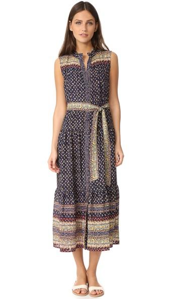 Sea Belted Maxi Dress