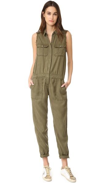 Etienne Marcel Sleeveless Military Jumpsuit