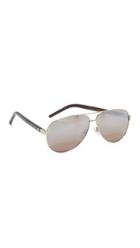 Marc Jacobs Easy To Wear Mirrored Aviator Sunglasses