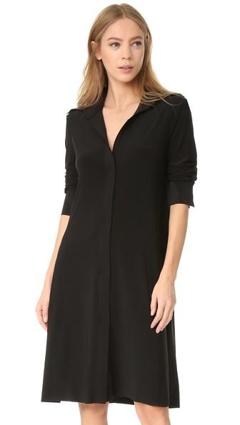 Norma Kamali Kamali Kulture Shirt Swing Dress