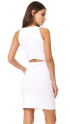 Elizabeth And James Capri Split Shoulder Picot Dress