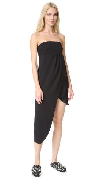 Baja East Strapless Dress