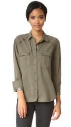 Free People Off Campus Button Down Blouse