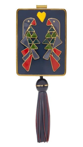 Tory Burch Adele Parrot Clutch
