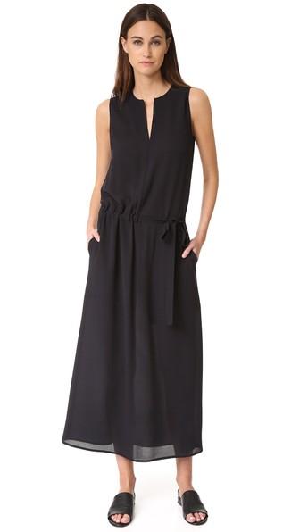 Vince Split Neck Dress