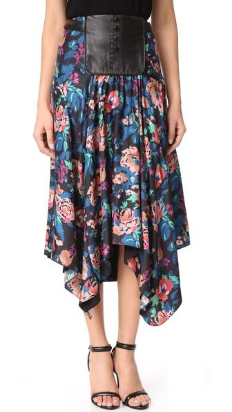 Jill Stuart Crystal Floral Skirt