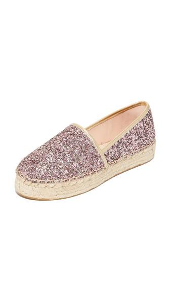 Kate Spade New York Linds Too Platform Glitter Espadrilles