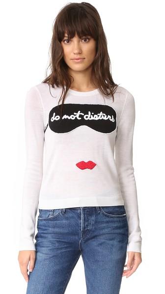 Alice Olivia Stace Face Do Not Disturb Sweater