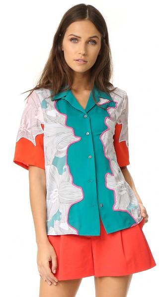 3 1 Phillip Lim Surf Floral Top