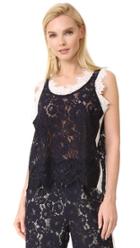 Goen J Sleeveless Lace Top