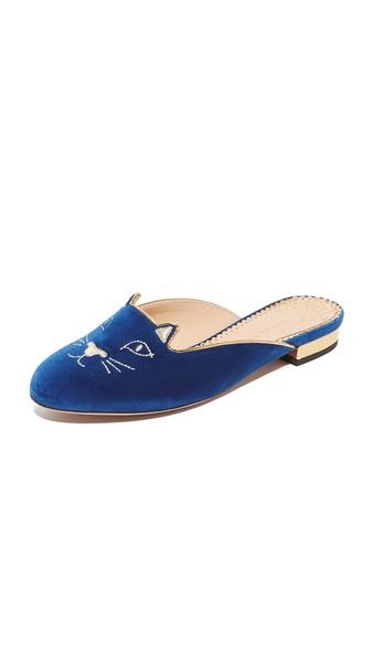 Charlotte Olympia Kitty Slippers