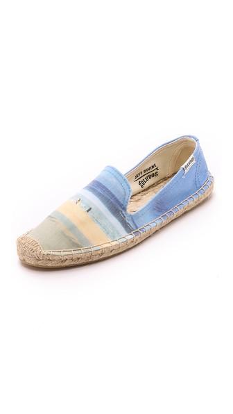 Soludos Jeff Divine X Soludos Pipeline Espadrilles - Blue Multi