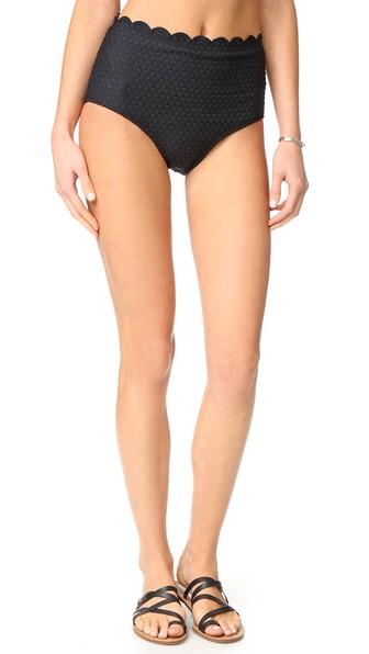 Kate Spade New York Marina Piccola High Waist Bikini Bottoms