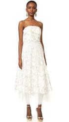 Marchesa Notte Strapless Butterfly Dress