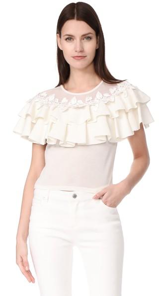 Giambattista Valli Tiered Blouse