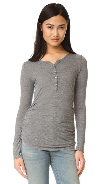 Velvet Alene Gauzy Whisper Henley