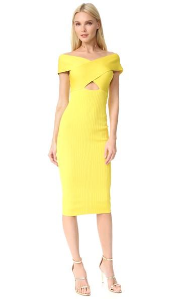 Cushnie Et Ochs Off The Shoulder Pencil Dress