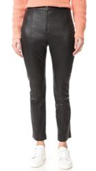 T By Alexander Wang Leather Trousers