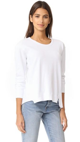 Wilt Big Raw Seamed Mixed Sweatshirt