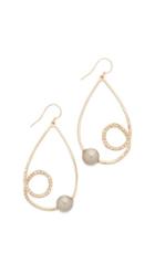 Alexis Bittar Crystal Encrusted Coiled Tear Earrings