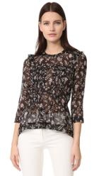 Veronica Beard Thompson Ruffle Blouse