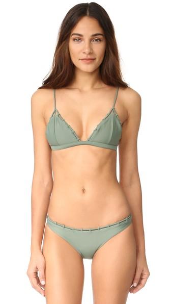 Jade Swim Chain Reaction Triangle Top