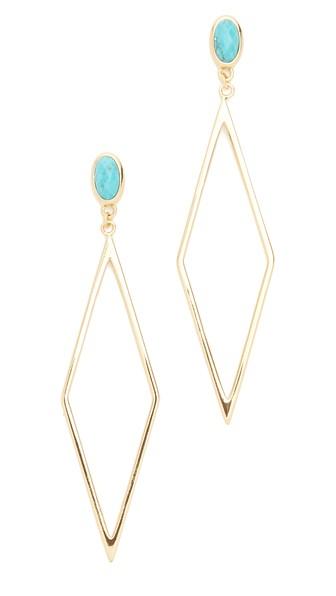 Gorjana Dez Drop Hoop Earrings