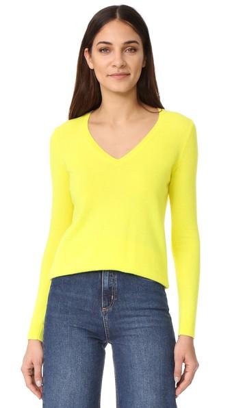 Tse Cashmere Claudia Schiffer X Tse V Neck Cashmere Pullover