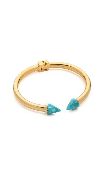 Vita Fede Mini Titan Stone Bracelet - Gold/turquoise