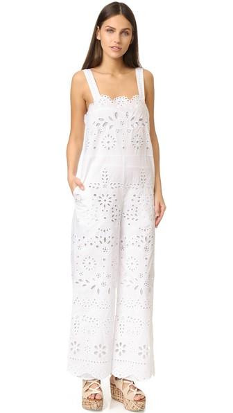 Red Valentino Eyelet Jumpsuit