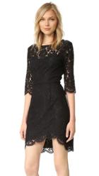 Cupcakes And Cashmere Joby Fitted Lace Dress