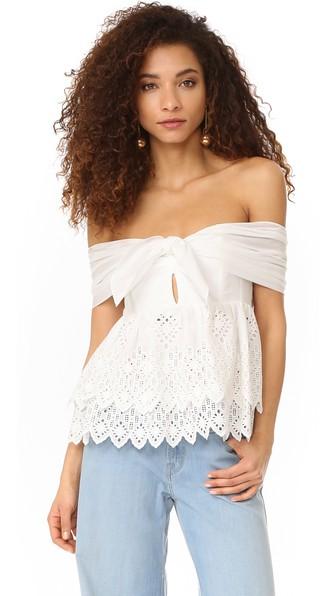 Sea Strapless Belle Top