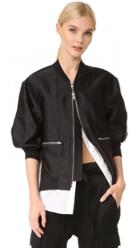 3 1 Phillip Lim Bomber Jacket With Shirting