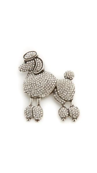 Marc Jacobs Large Poodle Brooch