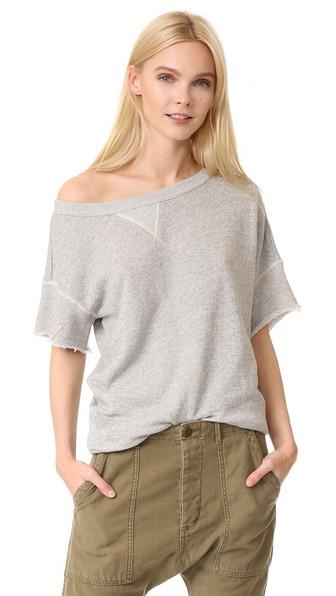 R13 Off Shoulder Sweatshirt