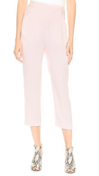 Dion Lee Tailored Tux Pants - Ghost Pink